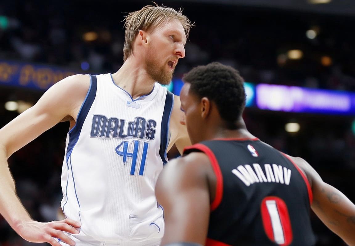 2017年NBA小牛对阵开拓者巅峰对决：战术解析与结果回顾(图2)